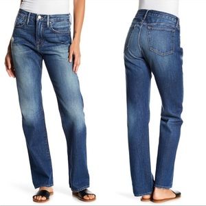 Frame Denim Le Oversized Relaxed Jeans Tipton Wash Straight Leg 27